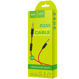 Кабель AUX 3.5 mm HOCO UPA12 Audio + Микрофон 1m (Black)