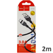 Кабель Type-C HOCO X89 Wind 2m (Balck)